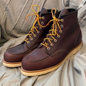 Red Wing Shoes Dark Brown Leather Men's Boots